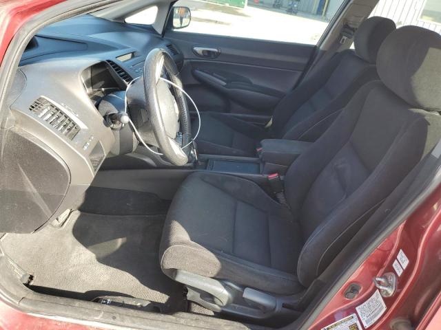2HGFA16659H324628 - 2009 HONDA CIVIC LX-S 红色 照片 7