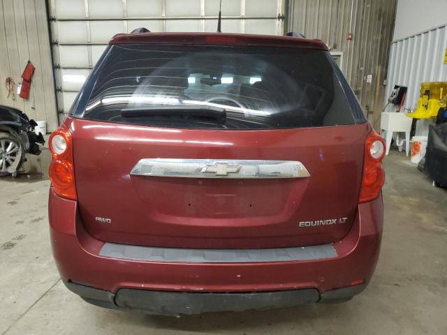 2CNFLEEW0A6306146 - 2010 CHEVROLET EQUINOX LT RED photo 6