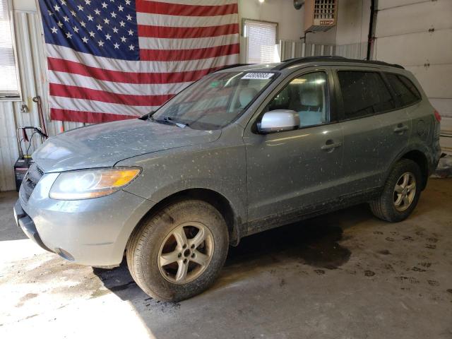 5NMSG73DX8H182037 - 2008 HYUNDAI SANTA FE GLS GRAY photo 1