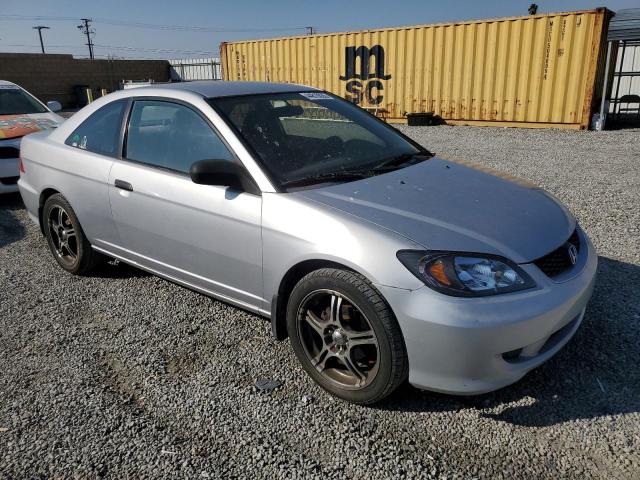 1HGEM22125L039529 - 2005 HONDA CIVIC DX VP ვერცხლისფერი ფოტო 4