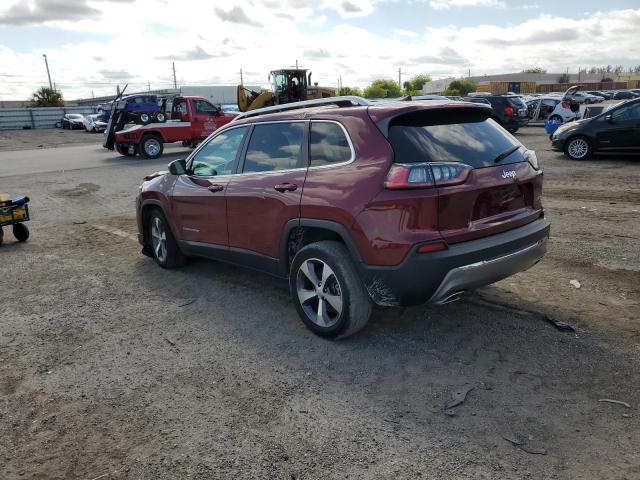 1C4PJLDXXMD187251 - 2021 JEEP CHEROKEE LIMITED RED photo 2