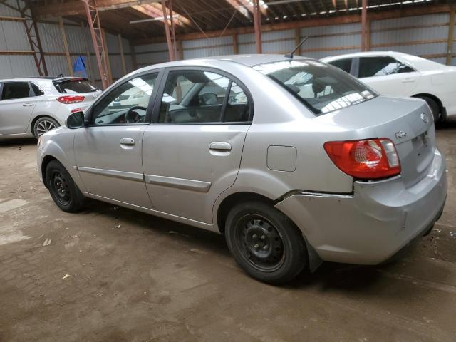 KNADH4B31B6750447 - 2011 KIA RIO BASE SILVER photo 2