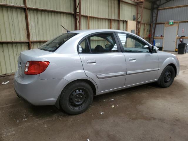 KNADH4B31B6750447 - 2011 KIA RIO BASE SILVER photo 3