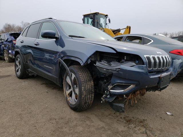 1C4PJMDXXKD423979 - 2019 JEEP CHEROKEE LIMITED BLUE photo 4