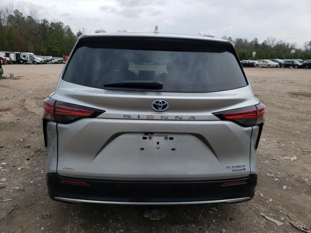 5TDESKFC7PS086606 - 2023 TOYOTA SIENNA LIMITED SILVER photo 6