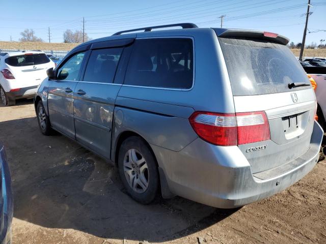 5FNRL38686B036683 - 2006 HONDA ODYSSEY EXL BLUE photo 2