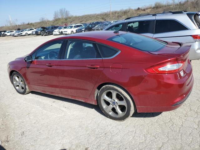 3FA6P0HD1ER391380 - 2014 FORD FUSION SE RED photo 2