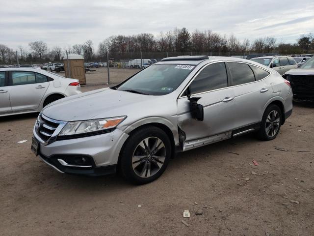 5J6TF2H5XDL006801 - 2013 HONDA CROSSTOUR EXL ვერცხლისფერი ფოტო 1