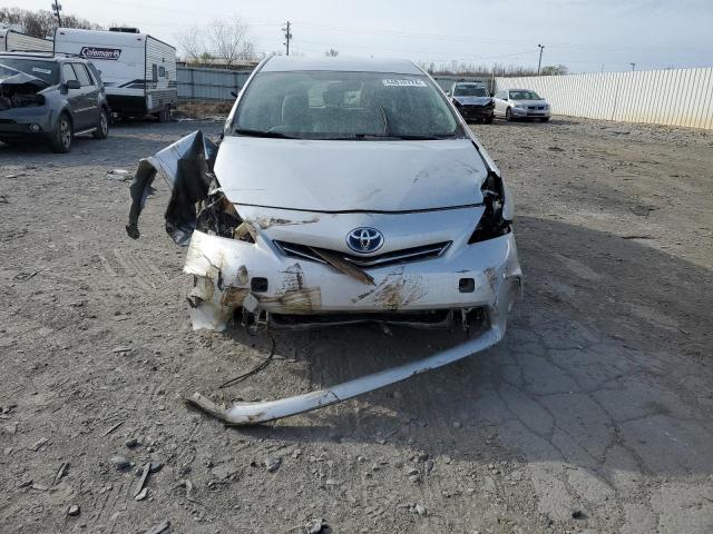 JTDZN3EUXD3213502 - 2013 TOYOTA PRIUS V SILVER photo 5