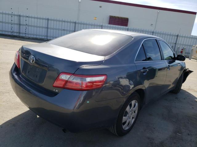 4T1BE46K87U588111 - 2007 TOYOTA CAMRY CE GRAY photo 3