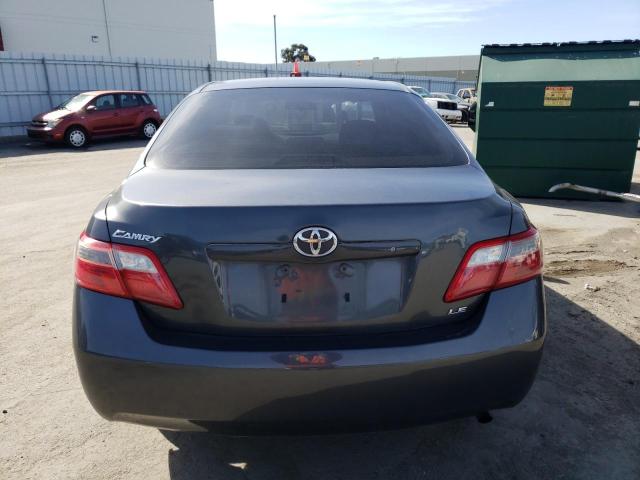 4T1BE46K87U588111 - 2007 TOYOTA CAMRY CE GRAY photo 6