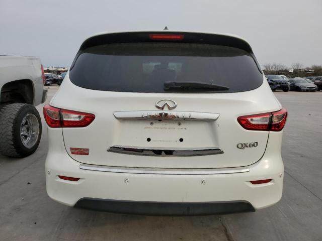 5N1AL0MM1FC529498 - 2015 INFINITI QX60 WHITE photo 6