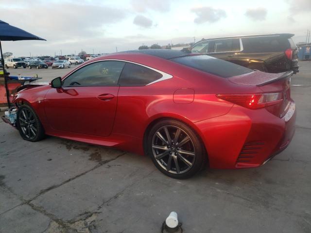 JTHHE5BC6F5009837 - 2015 LEXUS RC 350 RED photo 2