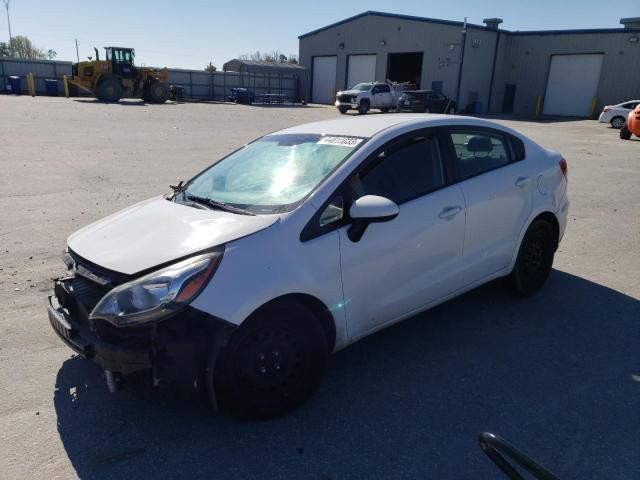 KNADM4A32G6688268 - 2016 KIA RIO LX WHITE photo 1