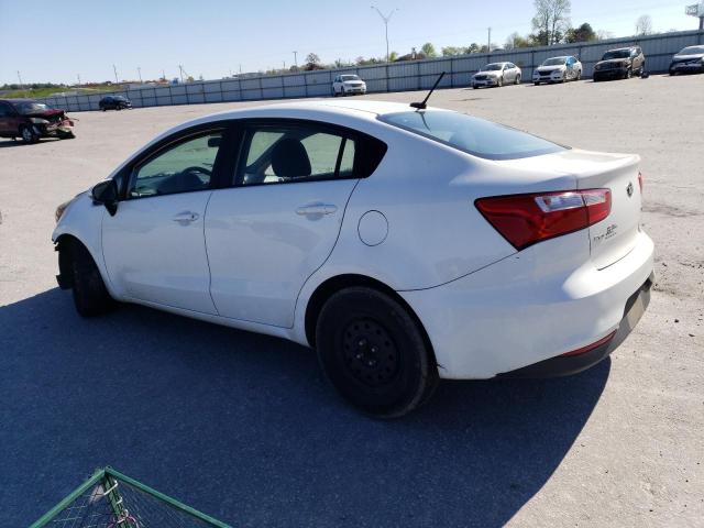 KNADM4A32G6688268 - 2016 KIA RIO LX WHITE photo 2