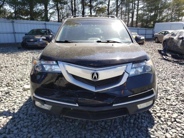 2HNYD2H32CH500334 - 2012 ACURA MDX TECHNOLOGY BLACK photo 5