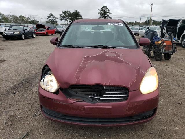 KMHCN46C58U194371 - 2008 HYUNDAI ACCENT GLS BURGUNDY photo 5