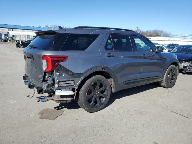 1FM5K8GC7MGA01329 - 2021 FORD EXPLORER ST GRAY photo 3