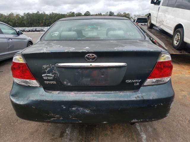 4T1BE32K65U419413 - 2005 TOYOTA CAMRY LE GREEN photo 6