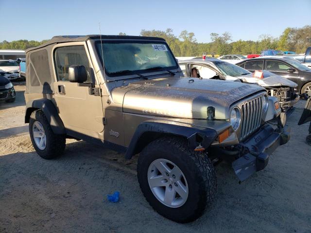 1J4FA69S85P304331 - 2005 JEEP WRANGLER / RUBICON TAN photo 4