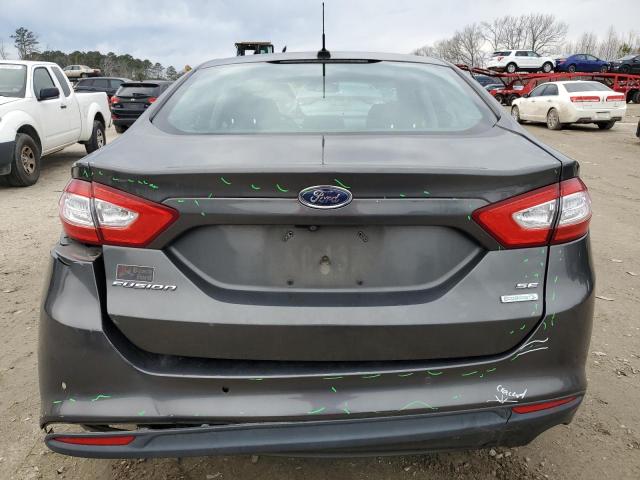 3FA6P0HD9GR364950 - 2016 FORD FUSION SE CHARCOAL photo 6