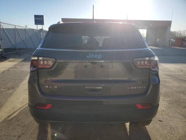 3C4NJDCB6JT104505 - 2018 JEEP COMPASS LIMITED GRAY photo 6