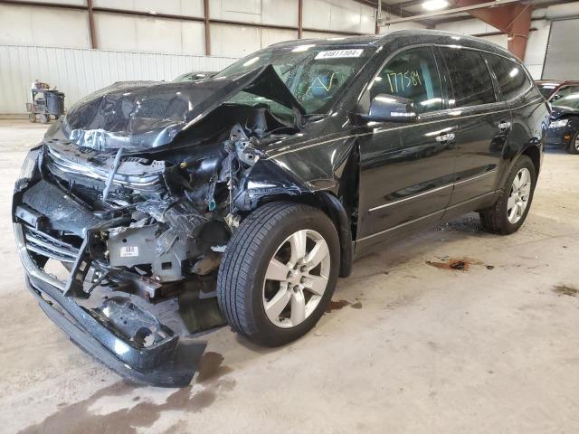 1GNKVJKD6EJ352587 - 2014 CHEVROLET TRAVERSE LTZ CHARCOAL photo 1