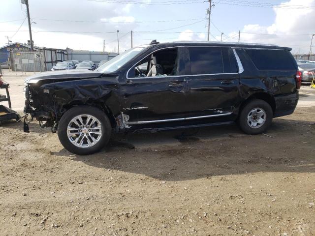 1GKS1GKD6MR366338 - 2021 GMC YUKON XL C1500 SLT BLACK photo 1