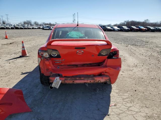 JM1BK12F981877618 - 2008 MAZDA 3 I RED photo 6