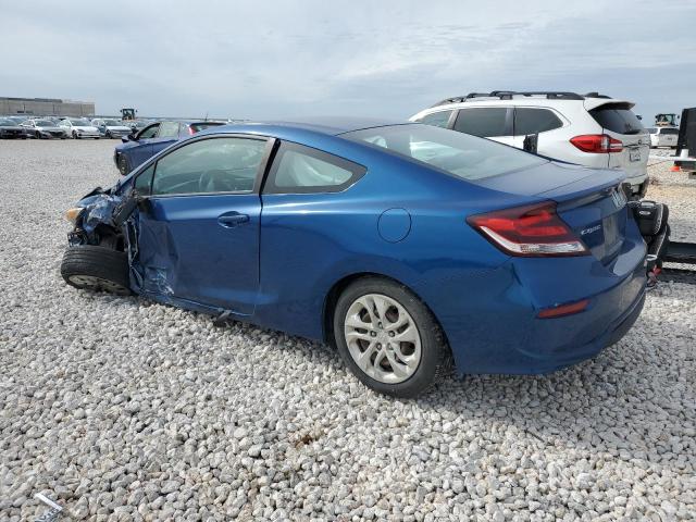 2HGFG3A55FH504759 - 2015 HONDA CIVIC LX BLUE photo 2