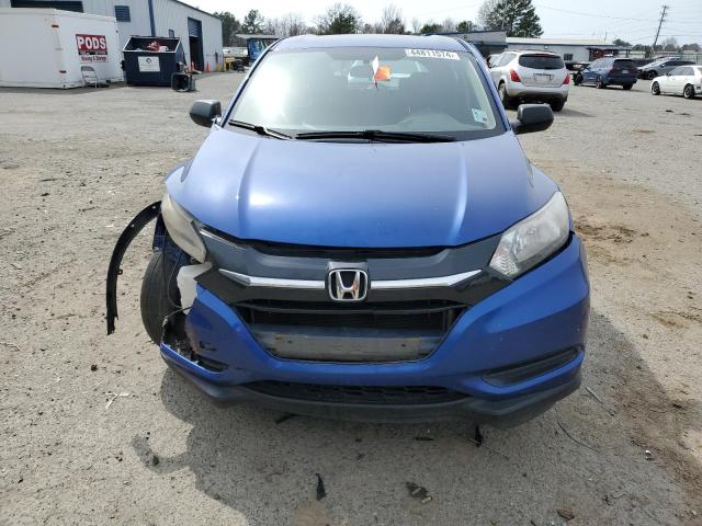 3CZRU6H39JM705448 - 2018 HONDA HR-V LX BLUE photo 5