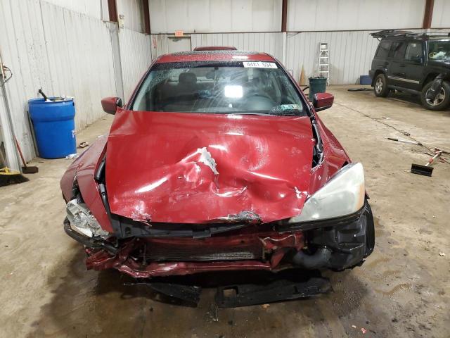 1HGCM56727A221916 - 2007 HONDA ACCORD EX RED photo 5