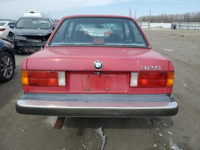 WBAAB5405H9696140 - 1987 BMW 325 BASE RED photo 6