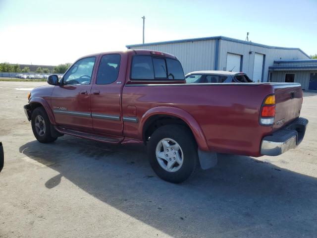 5TBRT3418YS054389 - 2000 TOYOTA TUNDRA ACCESS CAB RED photo 2