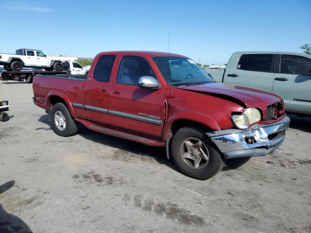 5TBRT3418YS054389 - 2000 TOYOTA TUNDRA ACCESS CAB 红色 照片 4