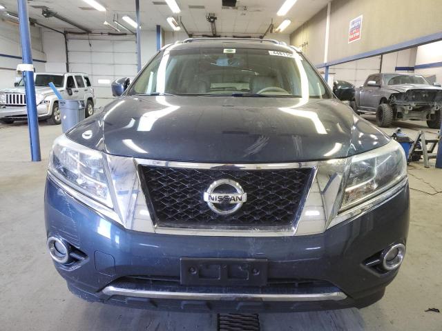 5N1AR2MMXEC685032 - 2014 NISSAN PATHFINDER S BLUE photo 5