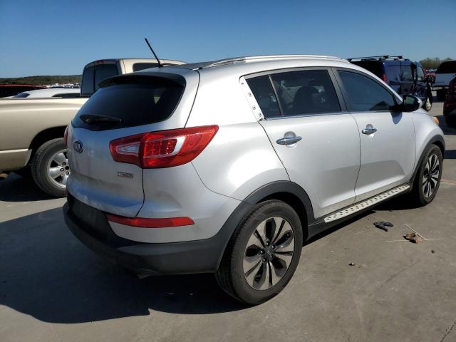 KNDPC3A60C7307125 - 2012 KIA SPORTAGE SX SILVER photo 3