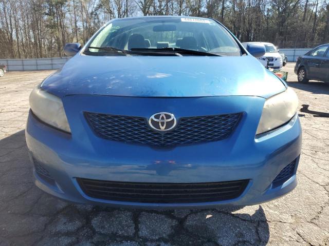 2T1BU4EE8AC439267 - 2010 TOYOTA COROLLA BASE BLUE photo 5