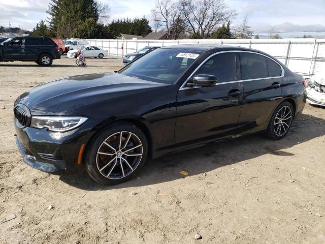 3MW5R7J58K8A26480 - 2019 BMW 330XI BLACK photo 1