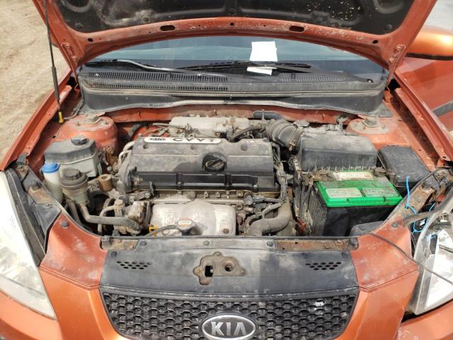 KNADE123286400440 - 2008 KIA RIO BASE ORANGE photo 11