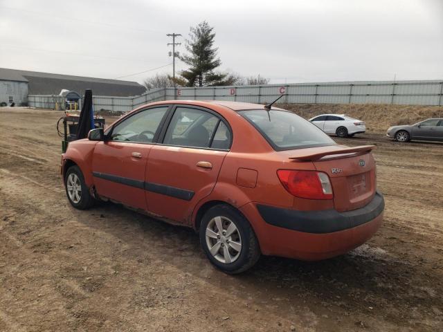 KNADE123286400440 - 2008 KIA RIO BASE ORANGE photo 2