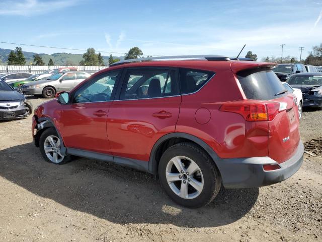 2T3WFREV9EW115703 - 2014 TOYOTA RAV4 XLE RED photo 2