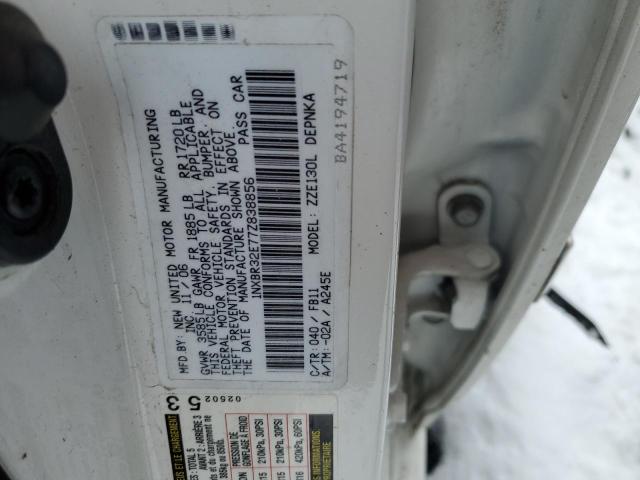 1NXBR32E77Z838856 - 2007 TOYOTA COROLLA CE WHITE photo 13