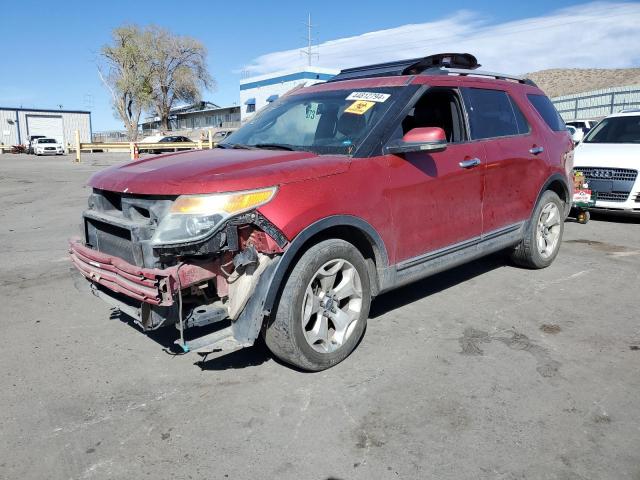 1FMHK8F88CGA52802 - 2012 FORD EXPLORER LIMITED RED photo 1