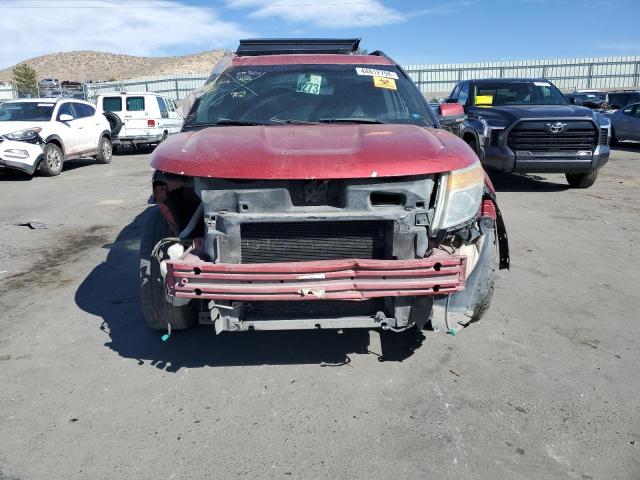 1FMHK8F88CGA52802 - 2012 FORD EXPLORER LIMITED RED photo 5