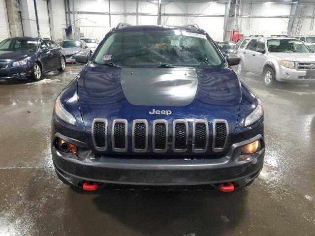 1C4PJMBS9FW591873 - 2015 JEEP CHEROKEE TRAILHAWK 蓝色 照片 5