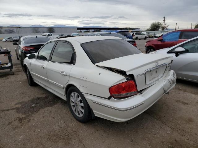 KMHWF35H62A527266 - 2002 HYUNDAI SONATA GLS WHITE photo 2