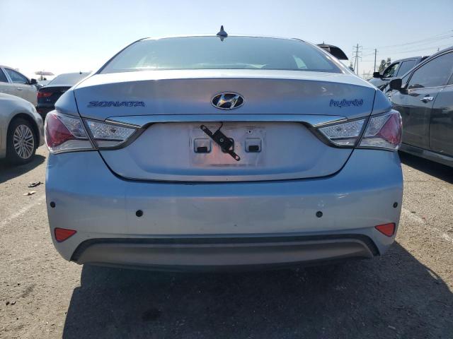 KMHEC4A40CA033354 - 2012 HYUNDAI SONATA HYBRID BLUE photo 6