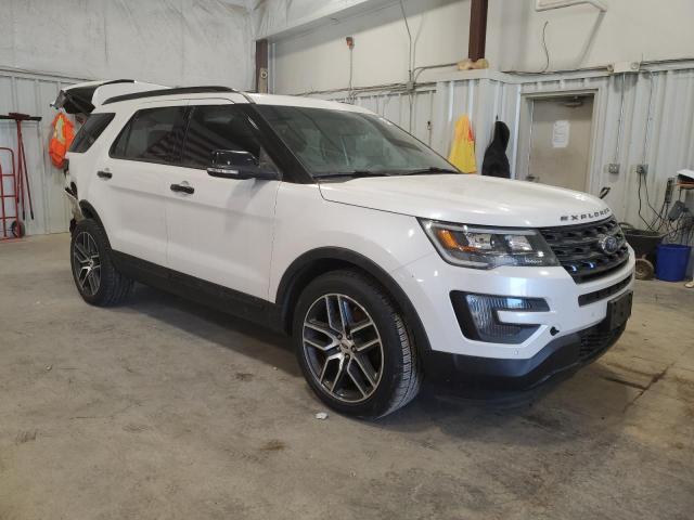 1FM5K8GT6GGA84076 - 2016 FORD EXPLORER SPORT WHITE photo 4