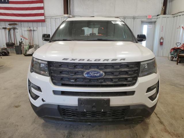 1FM5K8GT6GGA84076 - 2016 FORD EXPLORER SPORT WHITE photo 5